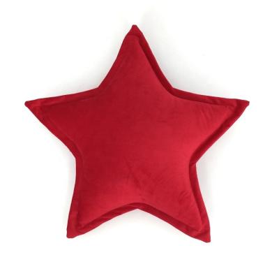 China Viable Wholesale Custom 3D Pillow Case Velvet Star Pillows For Kids Gifts And Room Decoration for sale