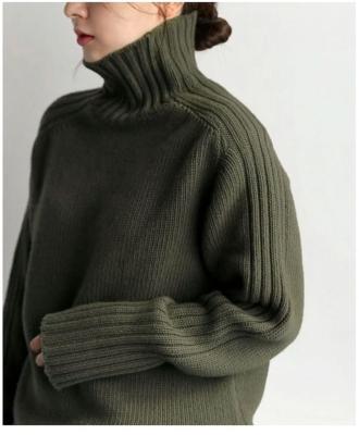 China 2021 Anti-Wrinkle Long Sleeve Loose Oversize Wool Cashmere Big Plain Women's Sweater for sale