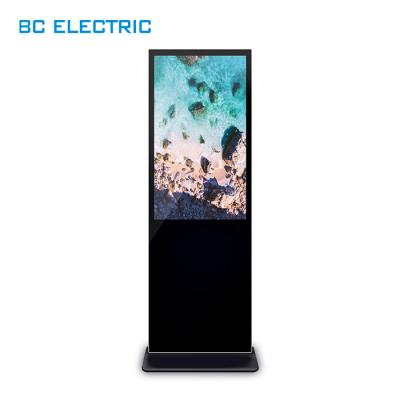 China 55 Inch BC2100 Indoor Hot Selling Full HD Digital Signage Totem Vertical LCD TV Screens Stand Alone Kiosk Advertising Player for sale