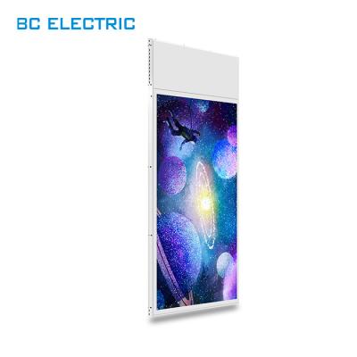 China 43inch Totem Monitor Double Sided Outdoor Hanging LCD Windows Screen Commercial Signage Digital Display Window Advertising Screen BC4300 for sale