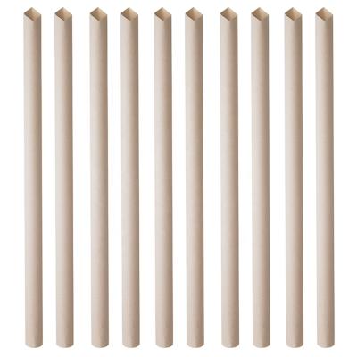 China CLASSIC Compostable Eco Friendly Bamboo Fiber Boba Straws 12mm, Disposable Bubble Tea Drinking Straw Biodegradable for sale