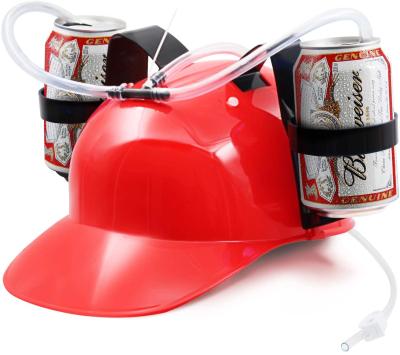 China Viable Novelty Beer Drinking Helmet , Double Double Helmet Beer Drinking Rack Party Hats for sale