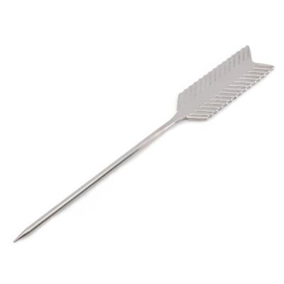 China Viable Stainless Steel Arrow Pattern Martini Cocktail Picks for sale