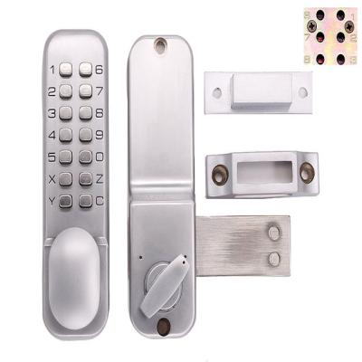 China Metal and Wood Sliding Doors Digital Keyless Entry Code Door Lock Keypad Door Lock Waterproof Mechanical Code Lock for sale