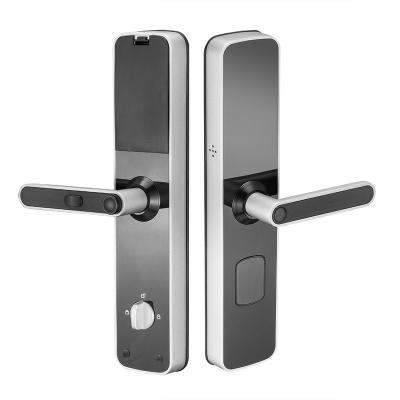 China Made in China Smart Door Lock Panel Fingerprint Lock Fashion and Simplicity Guangdong Hyh Zinc Alloy Smart Hardware DJEL605mini for sale