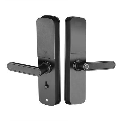 China Multifunctional Zinc Alloy Keyless Smart Digital Door Lock Entry System Cerradura Inteligente Smart Fingerprint DJEL605 for sale