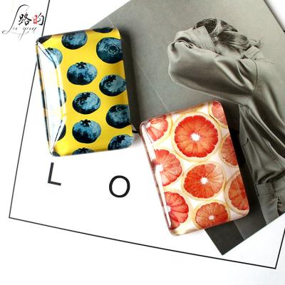 China Shape Custom Home Fashion Rubber Fridge Magnets Various Fruit Square Glass Fridge Magnet For Decorate for sale