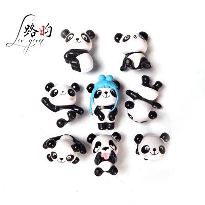 China Animal Panda 3d Resin Fridge Magnets Office Notes Whiteboard Stickers Keepsake Fridge Magnet for sale