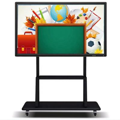 China Indoor Intelligent Touch Flat Panel Screen Smart School Classroom All In One Digital Interactive Whiteboard for sale