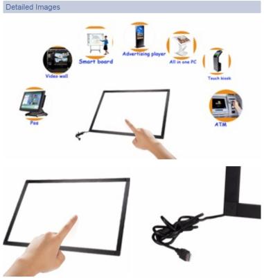 China China Factory Hot 2 Point IR Touch Screen Sensor Frame For LED/LCD Display Panel Making Your PC To Be Digital Signage And Display Touch Screen Adve 19