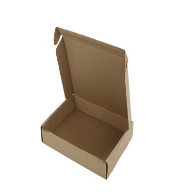 China Disposable factory sells various cardboard box kraft paper box with lid kraft paper collection box for e-commerce recyclable for sale