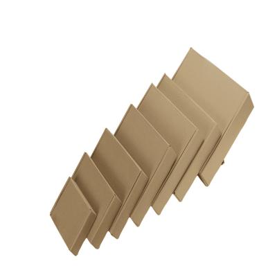 China High Quality Disposable Carton Box Kraft Paper Box Low Price Kraft Paper Drawer Box Aircraft For Express Packing for sale