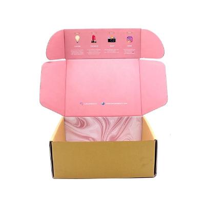 China Large Capacity Recyclable Materials Hair Recyclable Custom Gift Packaging Paper Box Custom Logo for sale