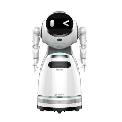 China Suitable Price Hotels Plastic Material Service Greeting Electric Life Size Robot for sale