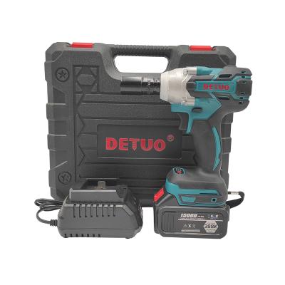 China DETUO 6000 oh lithium battery impact wrench tool D24001 EU plug m 1/2 cordless brushless