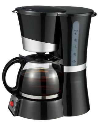 China Make Espresso Cappucino Coffee Good Quality New Popular Electric Drip Coffee Maker With 4-6 Cup Glass Pot for sale