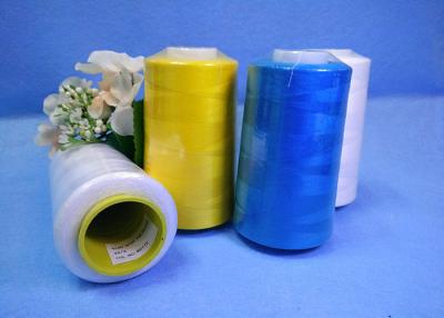 China Multi Color Dyed 100% Polyester Sewing Thread / Spun Polyester Sewing Yarns for sale