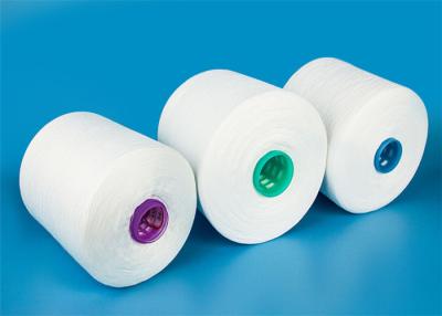 China Dyeable 100% Virgin T-shirt Polyester Yarn Spun Polyester Sewing Thread for sale