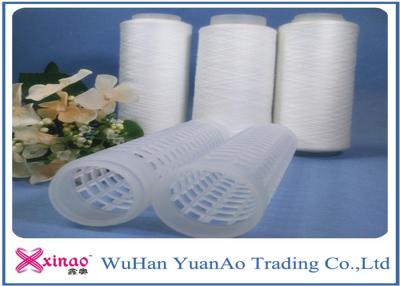 China Custom Raw White High Tenacity Polyester Yarn 40/2 100% Polyester Sewing Threads for sale