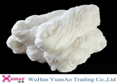 China Raw White Polyester Hank Yarn For Sewing Thread Without Knot And Less Broken Ends for sale