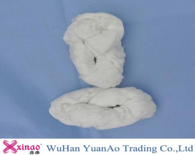 China Raw White Virgin 100% Spun Polyester Yarn For Making Garments / Glove / Cap for sale