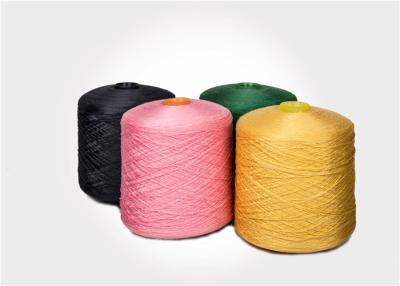 China Color virgin knotless 100 spun polyester yarn , High Strength for sale