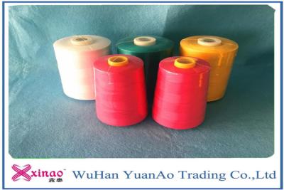 China Dyed Pattern Polyester Sewing Thread For Garment Sewing , TFO / Ring Spun Type for sale