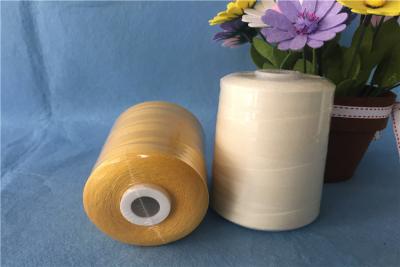 China White 100% Sewing Machine Thread / Smooth Poly Core Spun Sewing Thread , OEKO Listed for sale