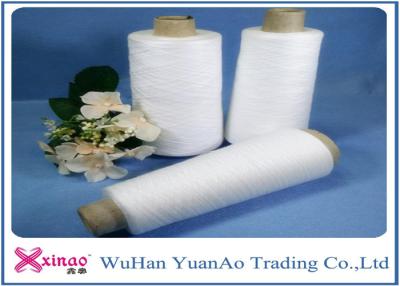 China Ring Spun 100% Polyester Raw White Yarn 50/2 Raw white Coat Sewing Thread for sale