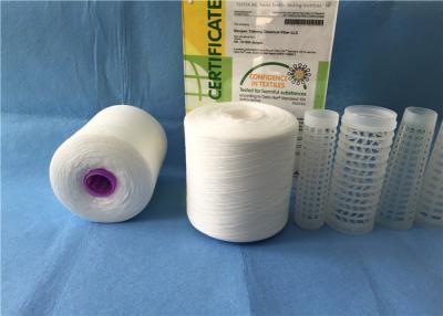 China High Tenacity Z/S Twist Raw White Yarn 100% Polyester Sewing Thread for sale