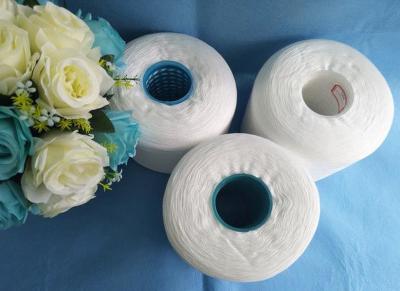 China 100% Spun Polyester Yarn On Plastic Tube For Dyeing With OEKO Certificate for sale