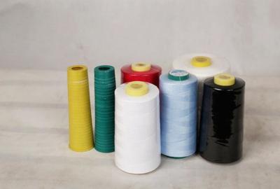 China 402 503 603 Plastic Tube Ring Spun Polyester Yarn Spun Polyester Twisted Yarn for sale