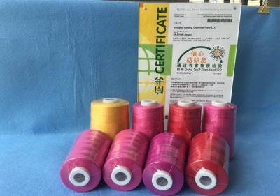 China Abrasion Resistance Extra Strong Sewing Thread , 100% Cone Polyester Knitting Yarn for sale