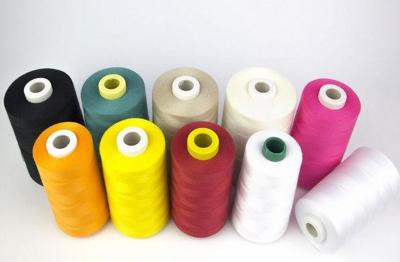 China Multiple Colors High Tenacity Polyester Embroidery Inner Stitching Thread 50s / 2 for sale