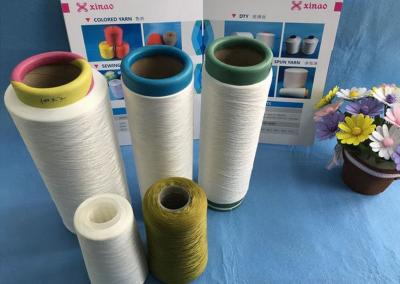 China 150D / 144F 100% Polyester Yarn Textured Dty Polyester Yarn For Weaving Sweater for sale