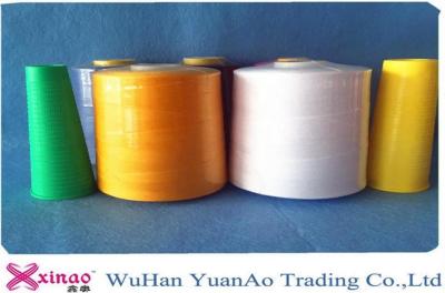 China Raw White 100 Polyester Thread , 20S/4 Thick Sewing Thread For Weaving / Knitting for sale