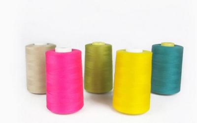 China Industrial Virgin 100 Core Spun Polyester Sewing Thread For Garment / Shoes , CE Certificate for sale