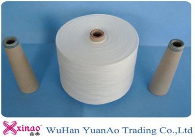 China 100% Virgin Core Spun Polyester Yarns and  Raw White Polyester Yarn for sale