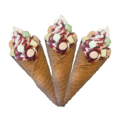 China China Custom Large Window Display Silicone Ice Cream Cone Statue Sculpts For Indoor Display for sale