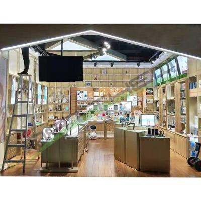 China Supermaket & coffee & Mail & retail store & Shop luxury wood glass display cabinet and display case for jewelry shop decoration jewelry store furniture design for sale