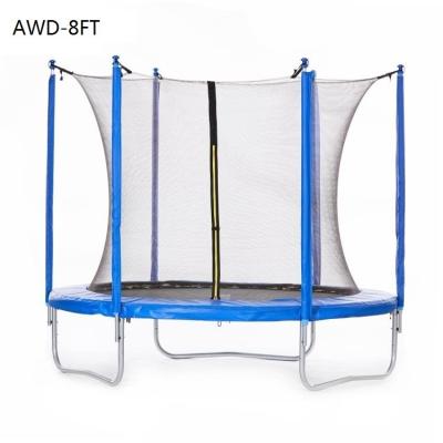 China With Protective Net 12ft Tall Round Trampolines Children High Jumping Trampolines Plant for sale