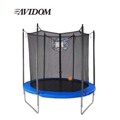 China Top Selling Net 2021 Round Trampoline Protectors With Ground Out Of Door Kids Trampoline for sale