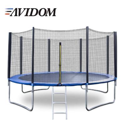 China With Protective Ground Net Kids Trampoline Ground Kids Single Trampoline Bungee Soft Trampoline Play Trampoline for sale