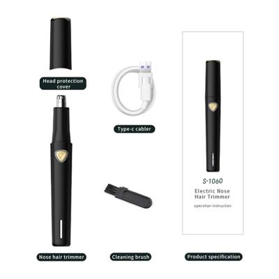 China Car New Stylish Mini USB Charging Electric Nose Hair Trimmer for sale