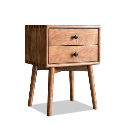 China Sustainable& modern wholesale home funiture TPZ042 with drawer nightstand bedside cabinet modern design wooden nightstand for sale