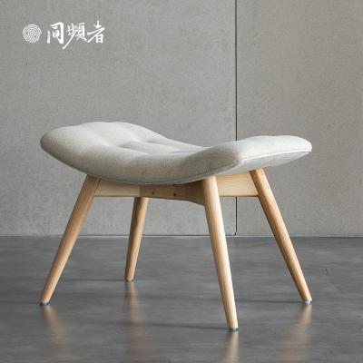 China Wholesale TPZ032 Solild wood bedroom living room chairs vanity step stool modern solild wood stool furniture fabric stool for sale