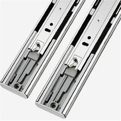 China Desk Drawer Slides With Easing Buffer Push To Open Undermount Soft Narrow Drawer Slide Soft Narrow Drawer Runners Slide OEM for sale