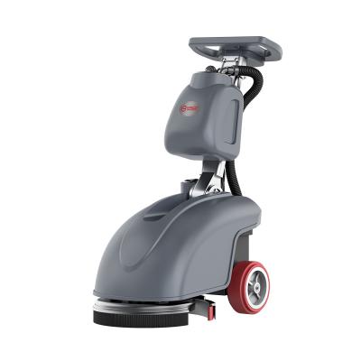 China YZ X1 Commercial Floor Scrubber Machine Battery Powered Floor Scrubber Small Industrial Push Floor Washing Machine for sale