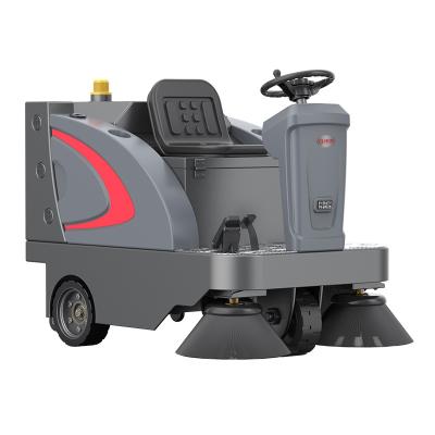 China Yangzi S6 New Arrival Ride On Floor Cleaning Machine Road Sweeper Electric Industrial Dust Leaves Cleaner for sale