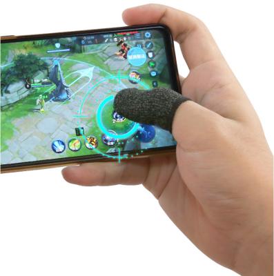 China Sensitive For Gaming High Gaming Slipproof Sweatproof Sensitive Touch Screen Thumbs Finger Sleeve For Pubg Mobile Phone Gaming Fingertips Sleeve for sale